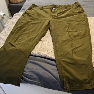 Old Navy Women's Olive Green Trousers